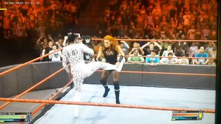 Becky Lynch Interferes On Wrestling Match With Alexa Bliss Vs Bianca Belair WWE 2K 2022