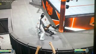 Becky Lynch Interferes On Wrestling Match With Alexa Bliss Vs Bianca Belair WWE 2K 2022