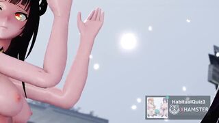 mmd r18 Public cum shower 3d hentai