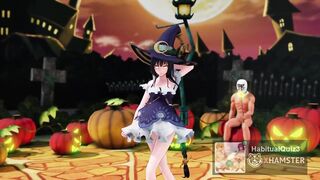 mmd r18 Happy Halloween sex party 3d hentai