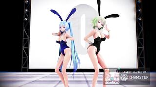 mmd r18 Gumi And Miku 3d hentai they love ahegao while cumming