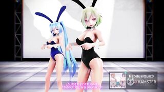 mmd r18 Gumi And Miku 3d hentai they love ahegao while cumming