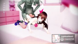 MMD r18 Venom Vtuber public sex scene 3d hentai