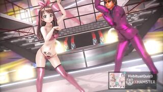 MMD r18 PiNK CAT After Sex Show 3d hentai