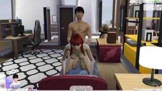 The Sims Ep.1 Step sister fucks little nerd step brother and gets pregnant