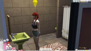 The Sims Ep.1 Step sister fucks little nerd step brother and gets pregnant