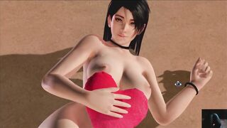 Dead or Alive Xtreme Venus Vacation Momiji Valentine's Day Heart Cushion Pose Nude Mod Fanservice Ap