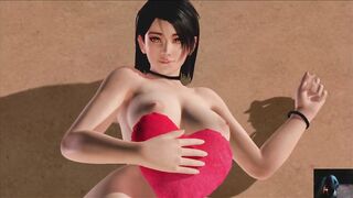 Dead or Alive Xtreme Venus Vacation Momiji Valentine's Day Heart Cushion Pose Nude Mod Fanservice Ap