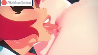 Futanari Ass Licking & Rough Sex. Animation | MakimaOrders