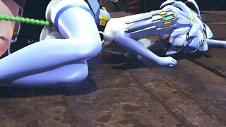 Robot Girl Takes Anal Beads in her Ass | 3D Hentai