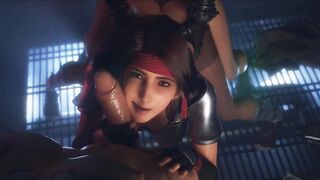 3D Compilation: Final Fantasy Tifa Anal Fucked Cowgirl Dick Ride Jessie Threesome Uncensored Hentai