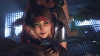 3D Compilation: Final Fantasy Tifa Anal Fucked Cowgirl Dick Ride Jessie Threesome Uncensored Hentai