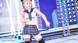 MMD Giga - CH4NGE Petite Teen Marie Rose Sexy Hot Dance Uncensored Hentai