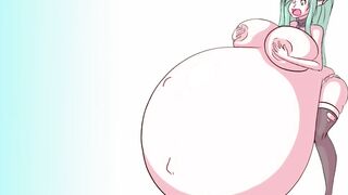 Hentai girl belly expansion, weight gain