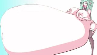 Hentai girl belly expansion, weight gain