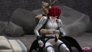 [TRAILER] Black Widow having sex with Loki - Parody Animation