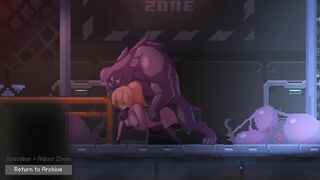 Zetria [PornPlay Hentai sex game] Laboratory with furry monsters part 4