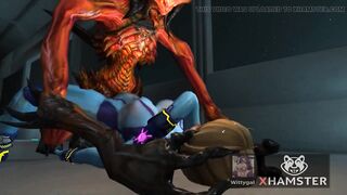 samus 3d hentai anal sex for the alien king space sex adventure