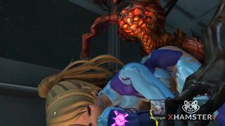 samus 3d hentai anal sex for the alien king space sex adventure