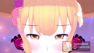 mmd r18 Look at Bitch Suwako-sama cute girl ahegao face 3d hentai