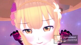 mmd r18 Look at Bitch Suwako-sama cute girl ahegao face 3d hentai