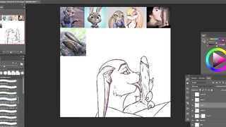 Draw Furry Banny lick dick