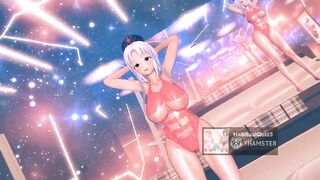 mmd r18 R18 TENGA Swimsuit sword saint dance 3d hentai