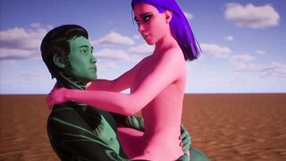 Alien Woman Gets Fucked My Alien Male - 3D Animation