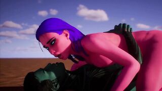 Alien Woman Gets Fucked My Alien Male - 3D Animation