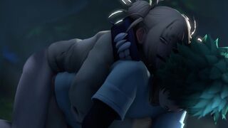 My Hero Academia Toga pegging Deku