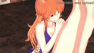 Nami titi fucked and blow job | one piece