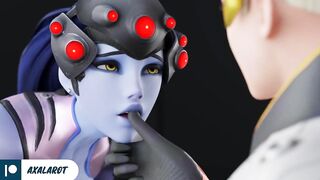 Widowmaker Trouble Hard Fucked with Huge Cock