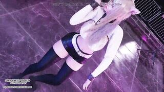 MMD Solar - Spit it out Ahri Evelyn Seraphine Sexy Kpop Dance 4K