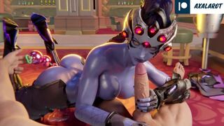 Widowmaker Hard Fucked Huge Dick Until Cum