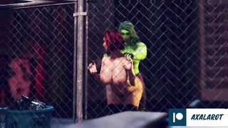 Futanari She Hulk Hard Fucked Black Widow Huge Dick Until Cum