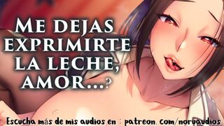 Tierna ESPOSA te ayuda a SACAR LECHE - asmr español - roleplay