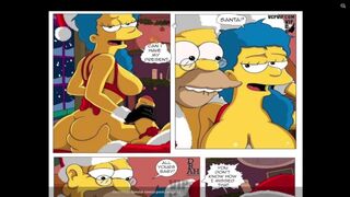 The Simpsons Christmas special Sitcom Comic Porn Cartoon Porn Parody