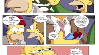 The Simpsons Christmas special Sitcom Comic Porn Cartoon Porn Parody