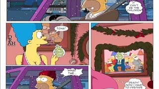 The Simpsons Christmas special Sitcom Comic Porn Cartoon Porn Parody