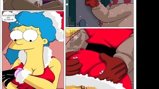 The Simpsons Christmas special Sitcom Comic Porn Cartoon Porn Parody