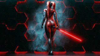 Star Wars Hentai 3D Darth Talon Rides Dick