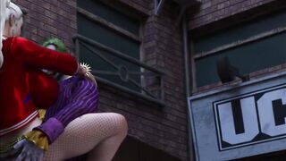 The Joker Fucks Harley Quinn in dirty Alley way