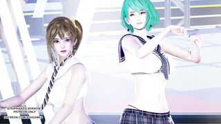 [MMD] Taylor Swift - Shake It Off Doa Tamaki Misaki Hot Teen Sexy Dance 4K School Uniform