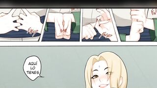 Adult Naruto Cartoon Parody - Tsunade and Sakura Futanari Porn Comic