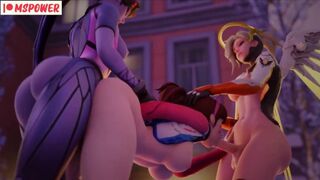 Futa Mercy And Widow Fucking D.Va