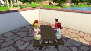 Nina Caliente sucks and fucks Don Lothario in the sims 4