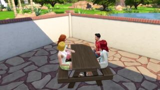 Nina Caliente sucks and fucks Don Lothario in the sims 4