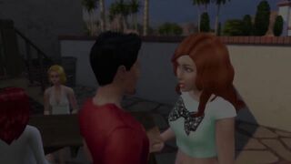 Nina Caliente sucks and fucks Don Lothario in the sims 4