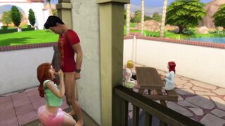 Nina Caliente sucks and fucks Don Lothario in the sims 4