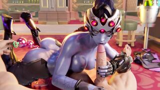 Widowmaker give you a handjob ( Overwatch) ( 4K )